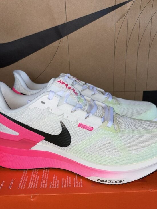 NEW Nike Air Zoom Structure 25 Sail Hyper Pink IB7451-100 Men Size 9 main image 5